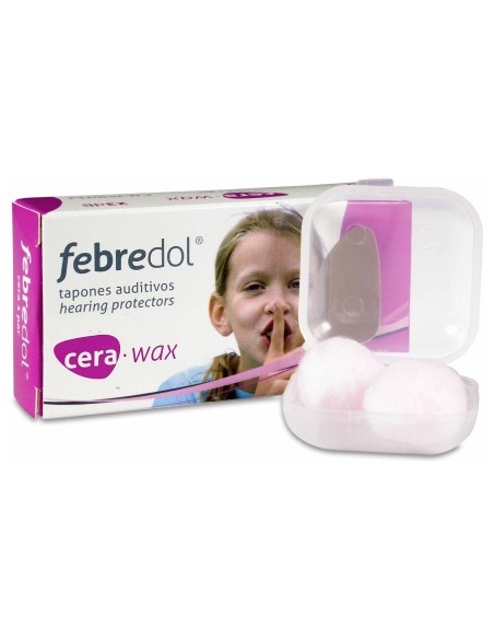 Febredol Tapones Oído Cera, 2 Uds