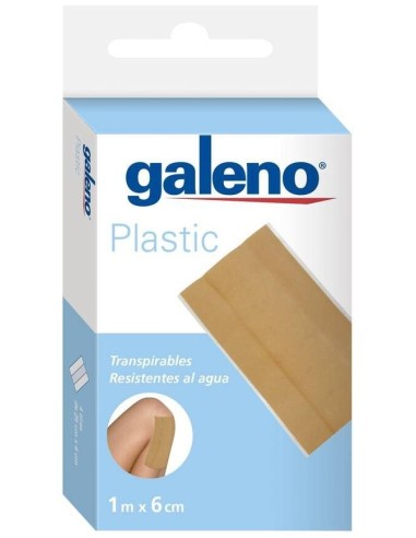 Galeno Tiras Plastic Aposito Adhesivo 100X6 Cm Color Piel
