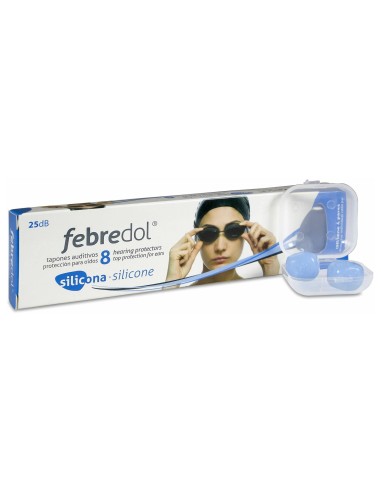 Febredol® Tapones De Silicona Para Los Oídos 8Uds