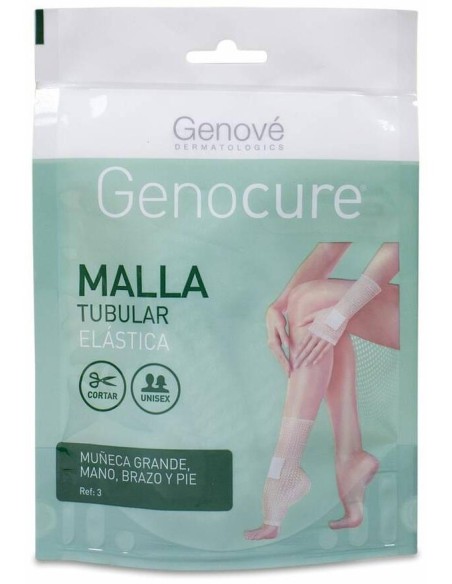 Genové Genocure Malla Tubular Elástica Muñeca Grande Para Mano, Brazo Y Pie Ref.3, 1 Ud