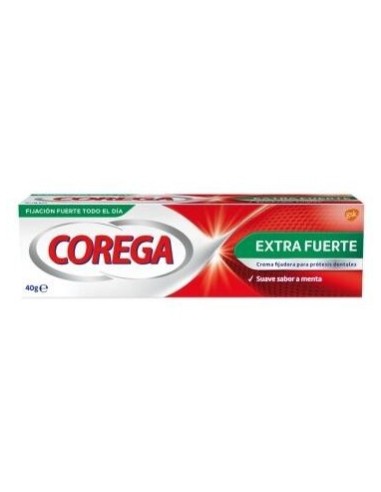 Corega Extra Fuerte Adhesivo Prótesis Dental, 40 Ml