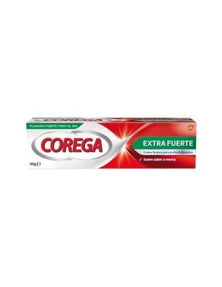 Corega Extra Fuerte Adhesivo Prótesis Dental, 40 Ml