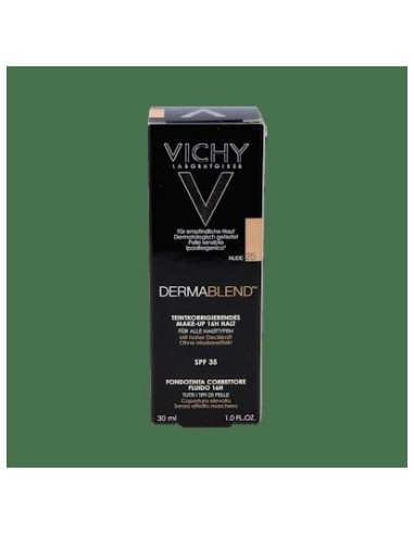 Vichy Dermablend Fondo De Maquillaje Corrector 25 Nude, 30 Ml