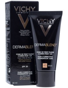 Dermablend Fondo De Maquillaje Corrector Vichy Cosmetica Correctora, 45 Gold 2