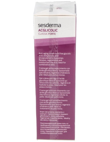Sesderma Acglicolic Classic Forte Crema Gel Hidratante 50Ml