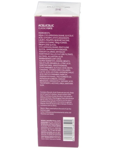Sesderma Acglicolic Classic Forte Crema Gel Hidratante 50Ml
