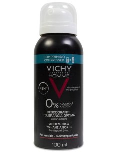 Vichy Homme Tolérance Optimale Format Compressé 100Ml