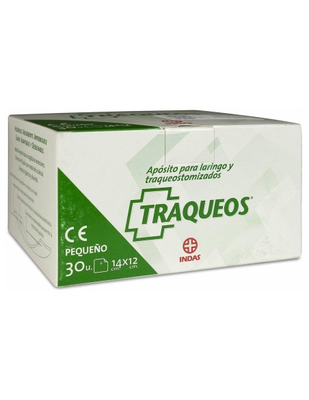 Traqueo'S Apósitos Laringo/Traqueotomizado 14X12Cm 30Uds