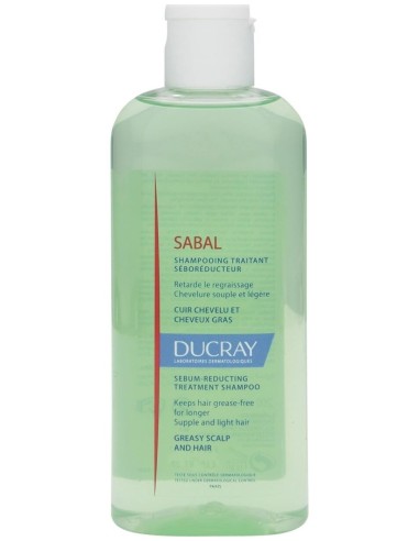 Ducray Sabal Champú Tratante Seborregulador, 200 Ml
