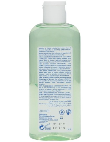 Ducray Sabal Champú Tratante Seborregulador, 200 Ml