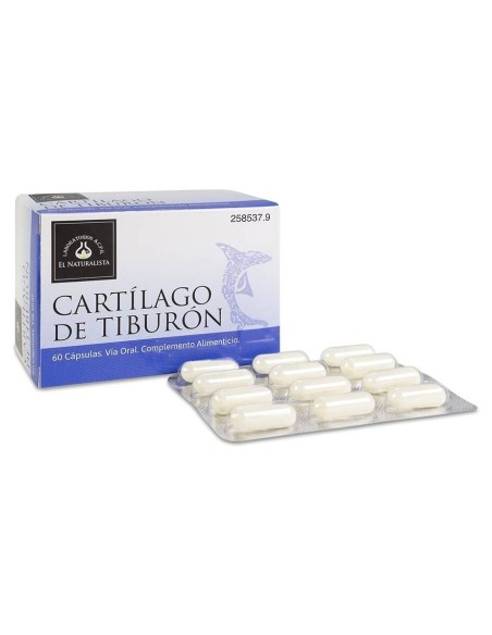 El Naturalista Cartílago De Tiburón, 60 Cápsulas