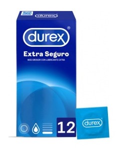 Durex Extra Seguro Preservativos 12Uds