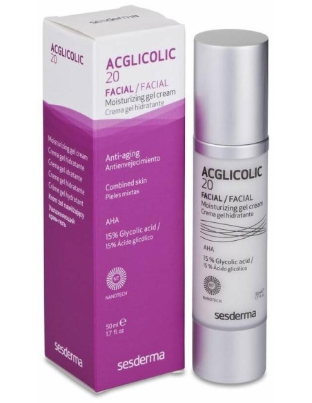 Sesderma Acglicolic 20 Crema Gel Hidratante, 50 Ml