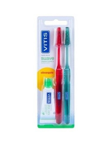 Pack Vitis Cepillo Suave + Pasta Dentífrica, 1 Ud