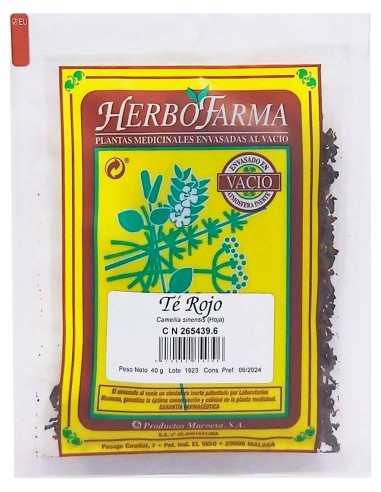 Macoesa Te Rojo Herbofarma 40Gr