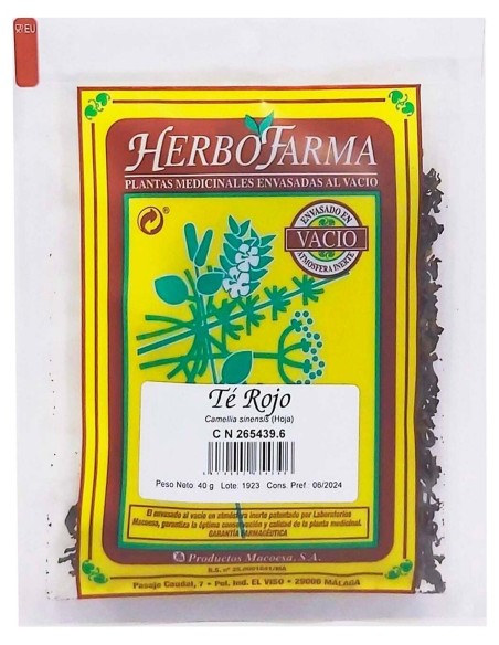 Macoesa Te Rojo Herbofarma 40Gr