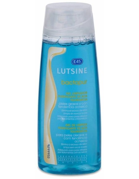 Lutsine Bactopur Gel Limpieza Piel Grasa, 200 Ml
