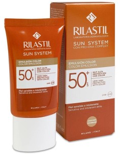 Rilastil Sun System Spf 50+ Color Emulsión Facial, 50 Ml