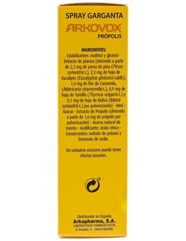 Arkopharma Arkovox Própolis Spray, 30 Ml
