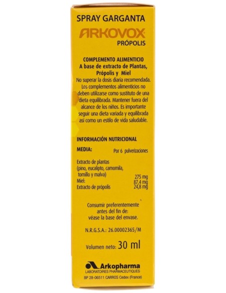 Arkopharma Arkovox Própolis Spray, 30 Ml