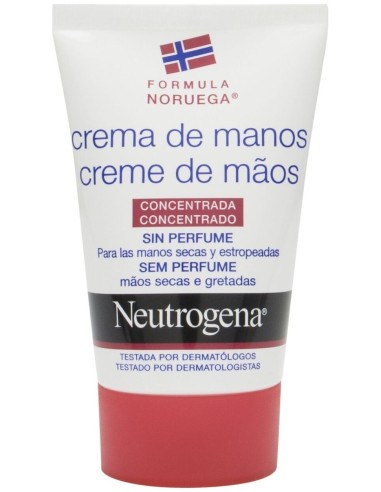 Neutrogena Crema De Manos Concentrada Sin Perfume, 50 Ml