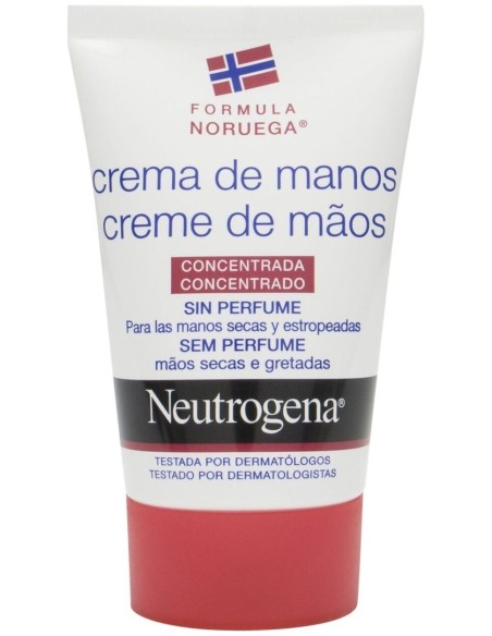 Neutrogena Crema De Manos Concentrada Sin Perfume, 50 Ml