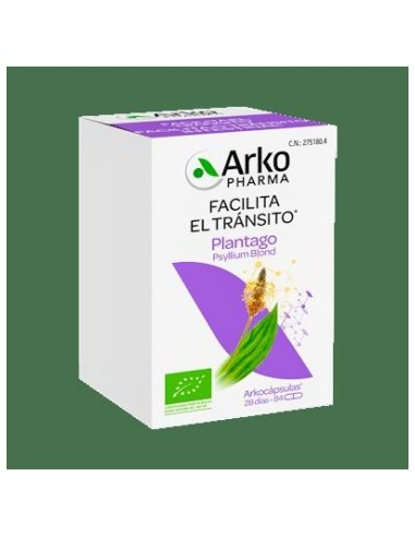 Arkopharma Arkocápsulas Plantago, 84 Cápsulas