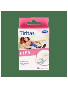 Tiritas Discos Entrededos 24 X 17,5 Mm, 12 Uds
