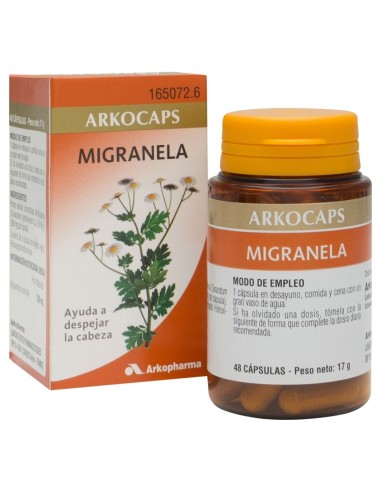 Arkopharma Arkocápsulas Migranela, 48 Cápsulas