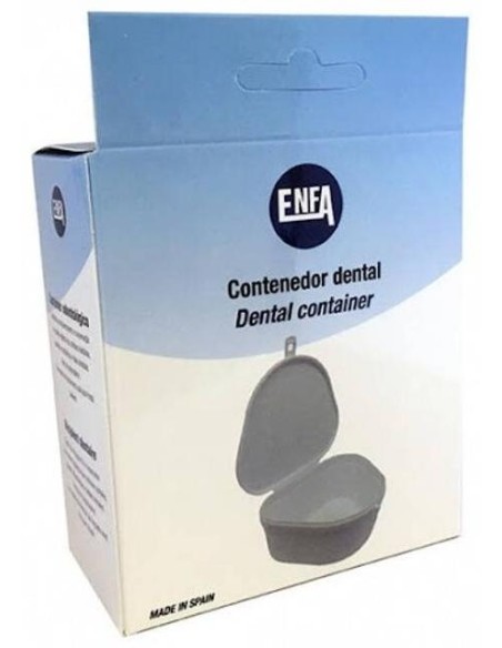 Enfa Contenedor Dentadura Postiza, 1 Unidad