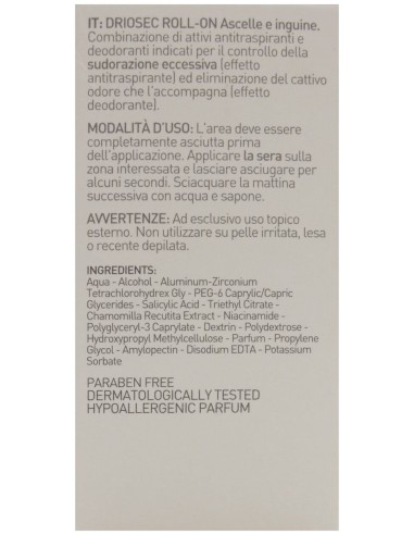 Martiderm Driosec Desodorante Roll-On Axilas O Ingles, 50 Ml