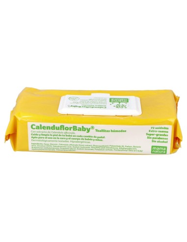 Mama Natura Calenduflorbaby Toallitas De Calendula 72Uds