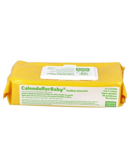 Mama Natura Calenduflorbaby Toallitas De Calendula 72Uds
