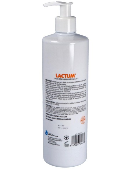 Unipharma Lactum® Leche Corporal Hidratante 500Ml