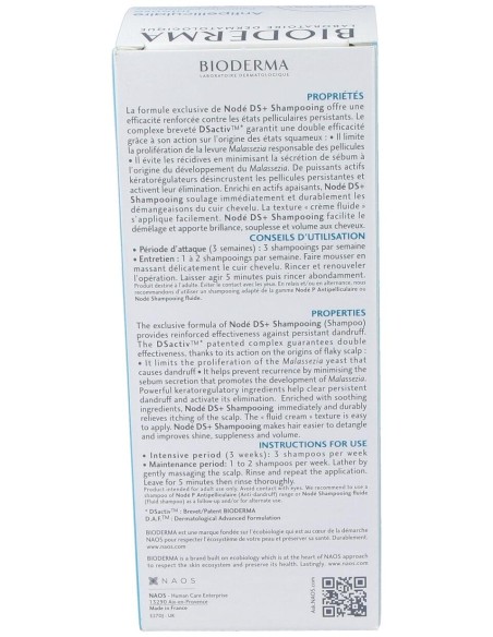 Bioderma Nodé Ds+ Champú Anticaspa Intensivo 125Ml