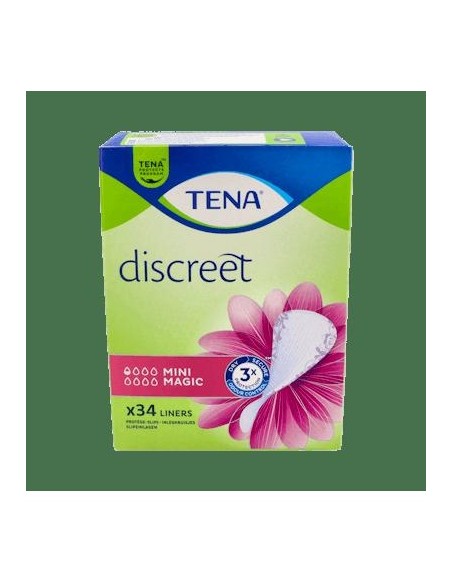 Tena Lady Absorbente Orina Ligera Mini Magic, 34 Uds