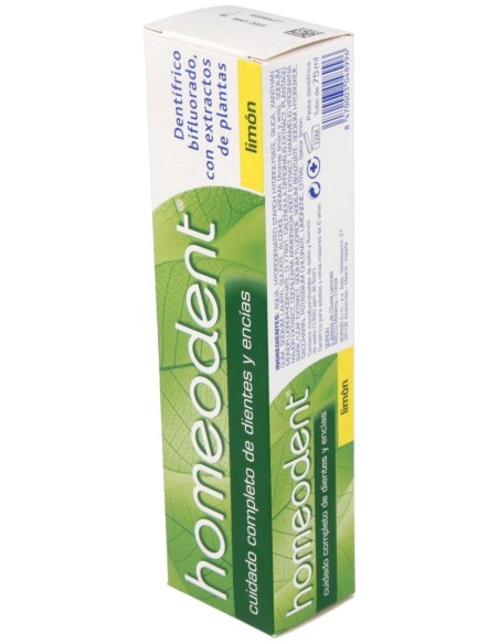 Homéodent Dentífrico Dientes Y Encías Limón 75Ml