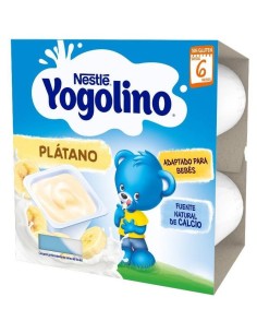 Yogolino Platano 4 Tarrinas X 100 Gr