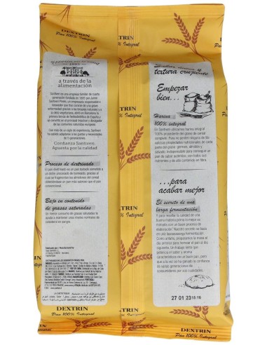 Dextrin Pan Integral Dextrin Santiveri Con Semillas De Lino 300