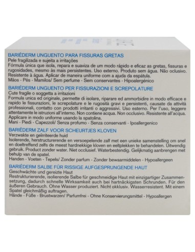 Bariederm Reparador Antigrietas Ungüento, 40 G
