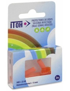 Itoh Tapones Para Oídos De Goma, 2 Uds
