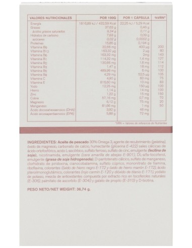 Cumlaude Ginenatal Forte, 30 Cápsulas