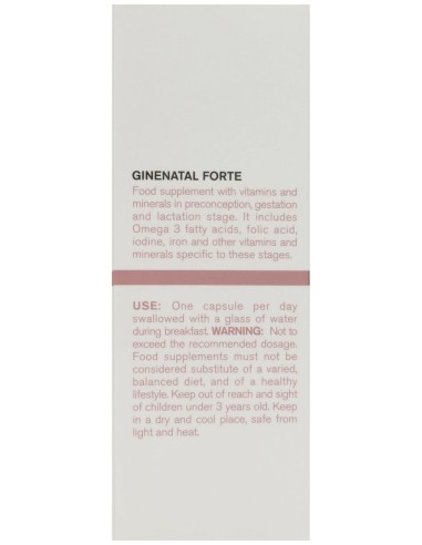 Cumlaude Ginenatal Forte, 30 Cápsulas