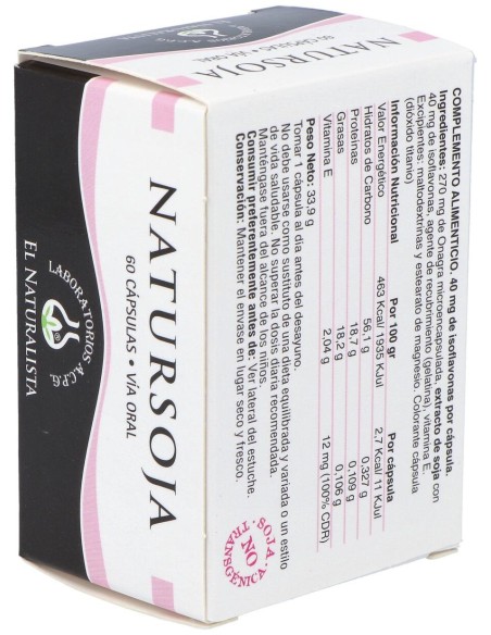 El Naturalista Natursoja Con Onagra 60Cáps