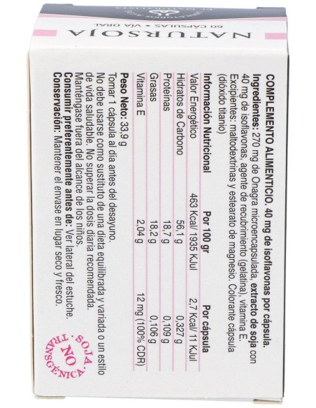 El Naturalista Natursoja Con Onagra 60Cáps