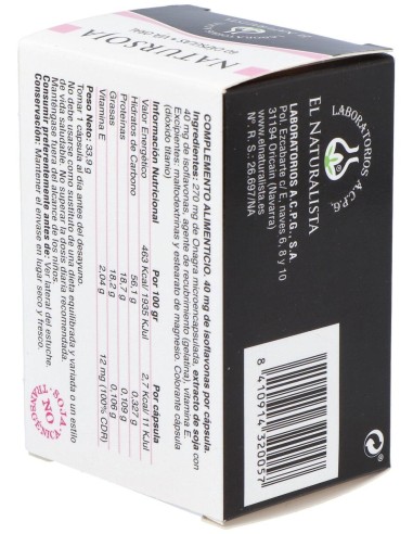 El Naturalista Natursoja Con Onagra 60Cáps