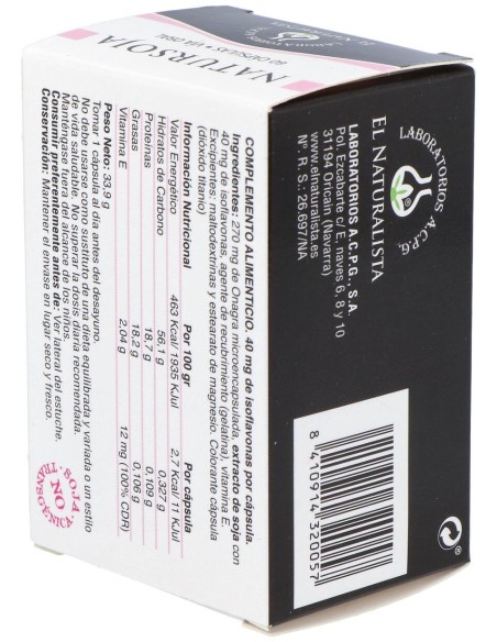 El Naturalista Natursoja Con Onagra 60Cáps