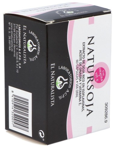El Naturalista Natursoja Con Onagra 60Cáps