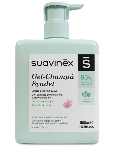 Suavinex Pediátrico Gel-Champú Syndet 500Ml