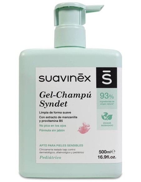 Suavinex Pediátrico Gel-Champú Syndet 500Ml